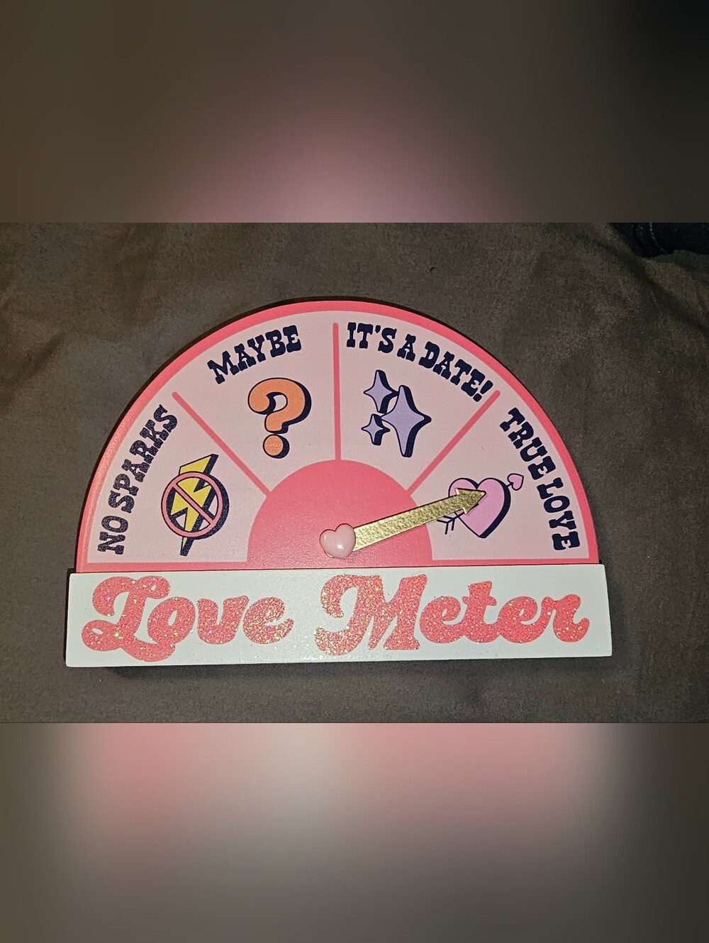 Pink Love Meter Home Decor